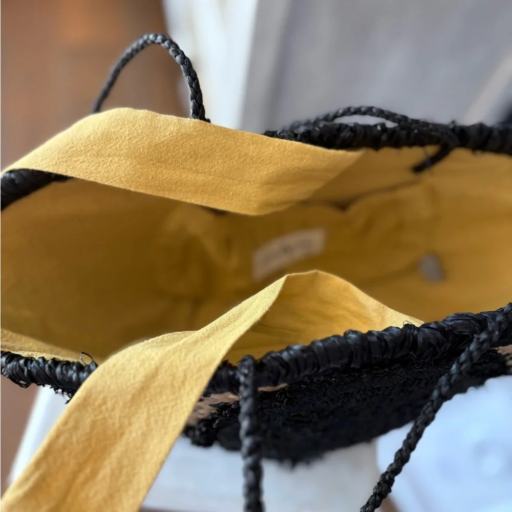 Sans Arcidet Paris Woven Raffia Summer Bag - Picture 9 of 10